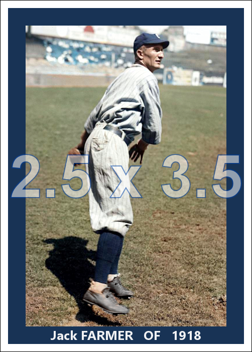 Jack Farmer - 1918 Cleveland Indians - choose a size & style