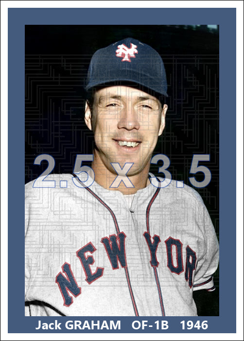 Jack Graham - 1946 New York Giants - choose a size & style