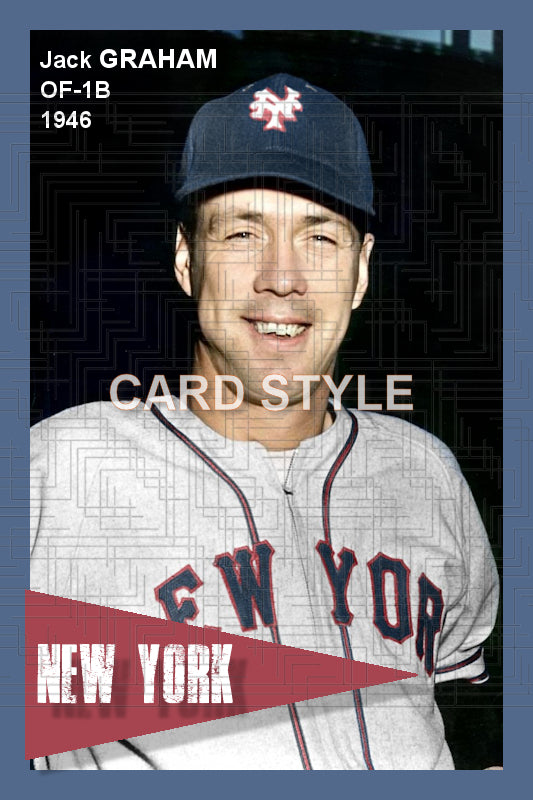 Jack Graham - 1946 New York Giants - choose a size & style
