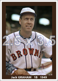 Jack Graham - 1949 St. Louis Browns - choose a size & style