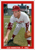Jack Hamilton - 1962 Philadelphia Phillies - choose a size & style