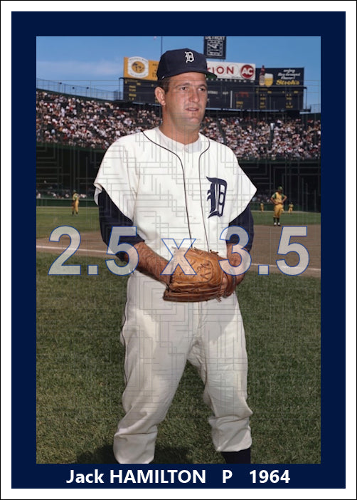 Jack Hamilton - 1964 Detroit Tigers - choose a size & style