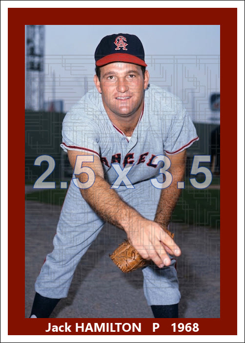 Jack Hamilton - 1968 California Angels - choose a size & style