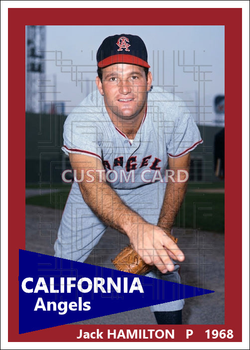 Jack Hamilton - 1968 California Angels - choose a size & style