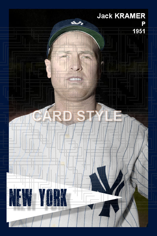 Jack Kramer - 1951 New York Yankees - choose a size & style