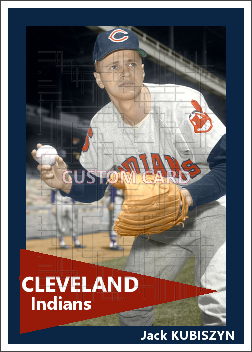 Jack Kubiszyn - 1962 Cleveland Indians - choose a size & style