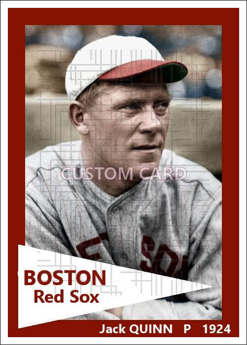 Jack Quinn - 1924 Boston Red Sox - choose a size & style