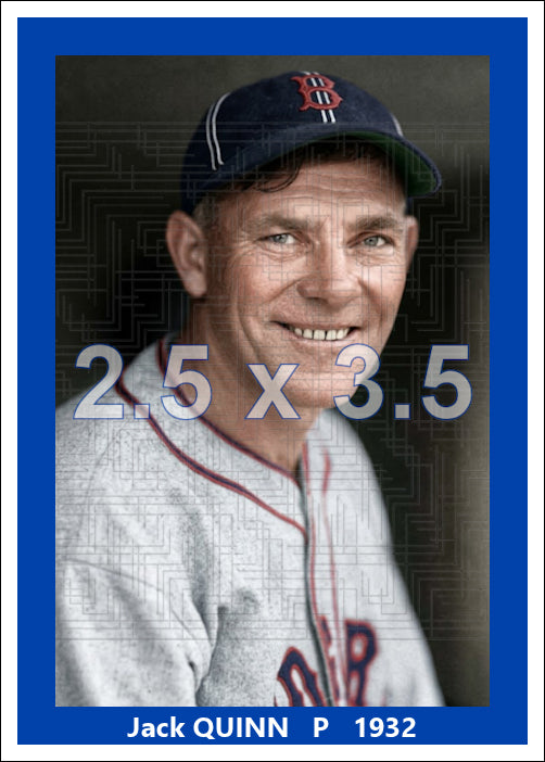 Jack Quinn - 1932 Brooklyn Dodgers - choose a size & style