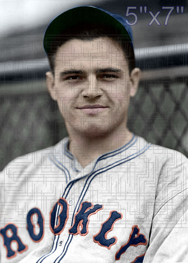 Jack Radtke - 1936 Brooklyn Dodgers - choose a size & style