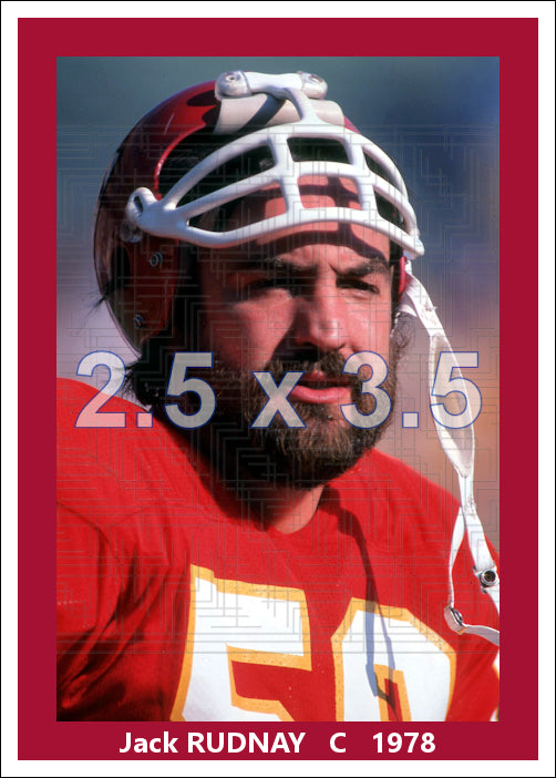Jack Rudnay - 1978 Kansas City Chiefs - choose a size & style
