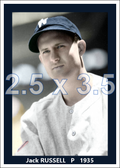 Jack Russell - 1935 Washington Senators - choose a size & style