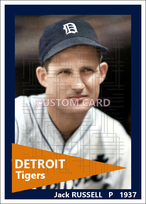 Jack Russell - 1937 Detroit Tigers - choose a size & style