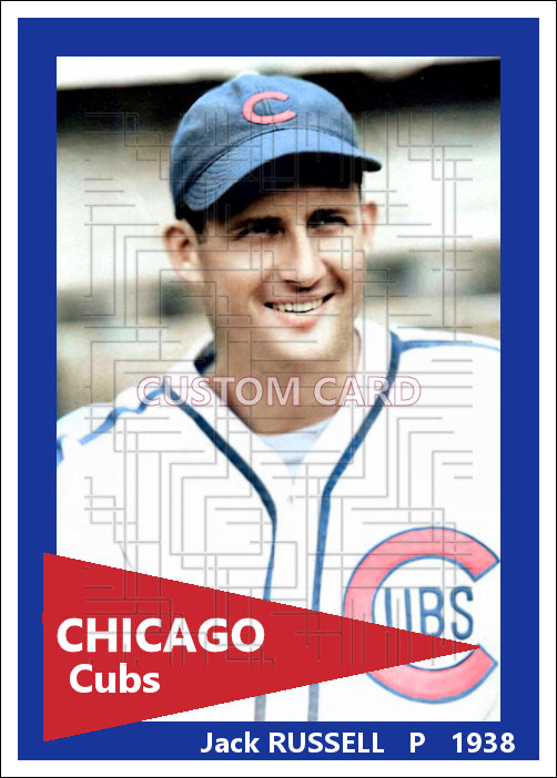 Jack Russell - 1938 Chicago Cubs - choose a size & style