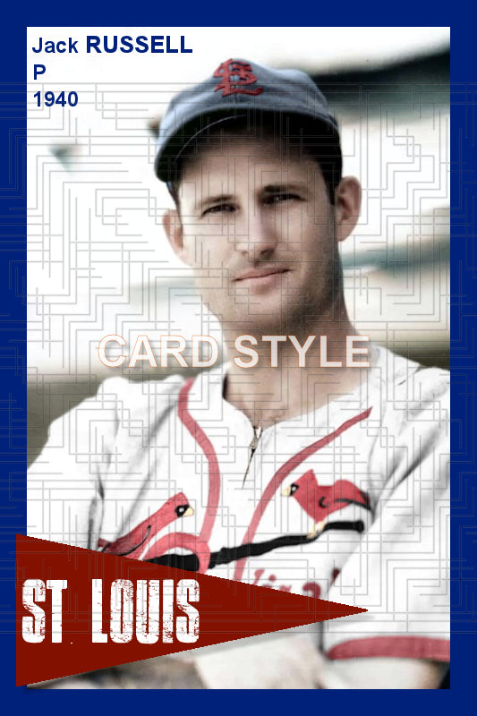 Jack Russell - 1940 St. Louis Cardinals - choose a size & style