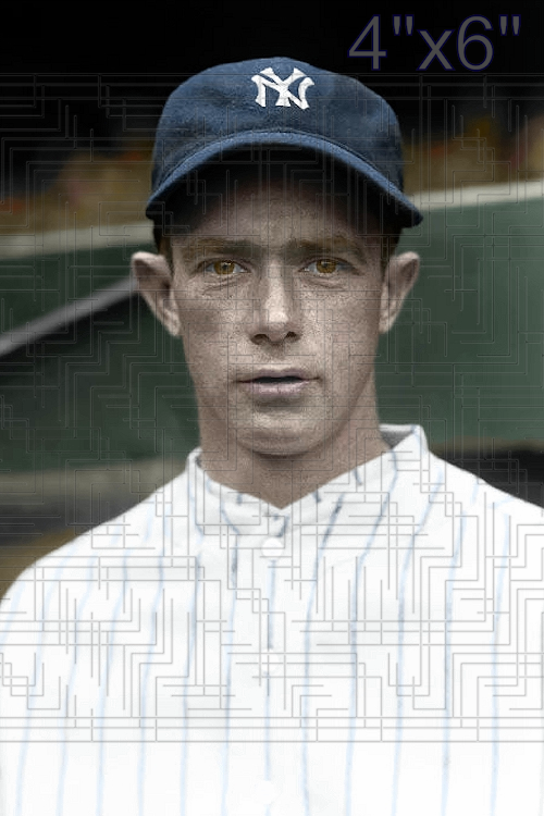 Jack Saltzgaver - 1934 New York Yankees - choose a size & style