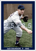 Jack Salveson - 1943 Cleveland Indians - choose a size & style