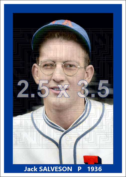 Jack Salveson - 1936 Los Angeles Angels - choose a size & style