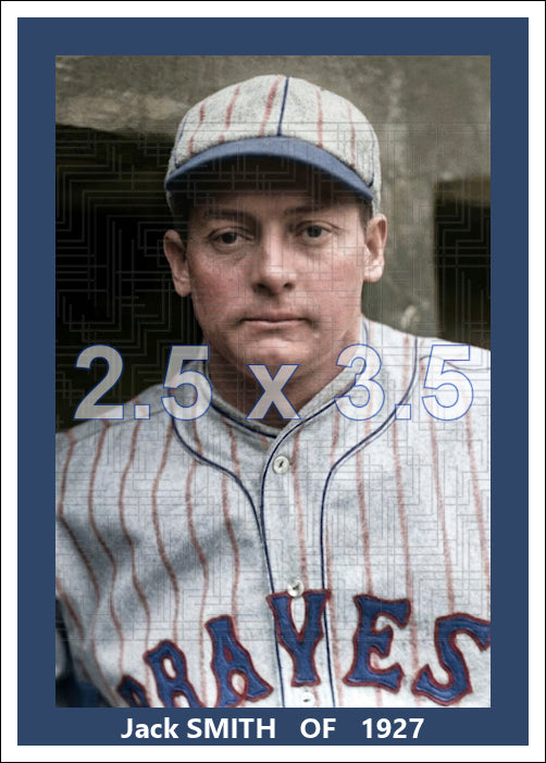 Jack Smith - 1927 Boston Braves - choose a size & style