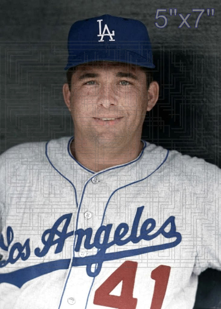 Jack Smith - 1962 Los Angeles Dodgers - choose a size & style