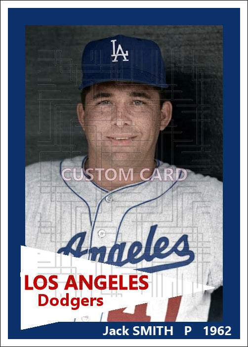 Jack Smith - 1962 Los Angeles Dodgers - choose a size & style