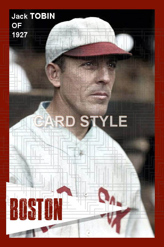 Jack Tobin - 1927 Boston Red Sox - choose a size & style