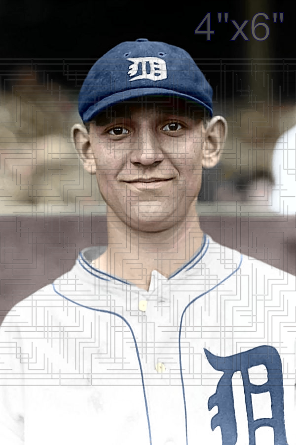 Jack Warner - 1925 Detroit Tigers - choose a size & style