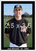 Jack Wilson - 2003 Pittsburgh Pirates - choose a size & style