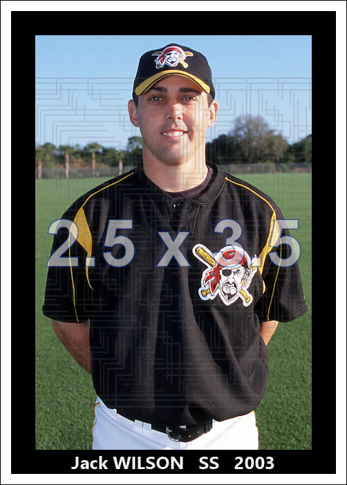 Jack Wilson - 2003 Pittsburgh Pirates - choose a size & style