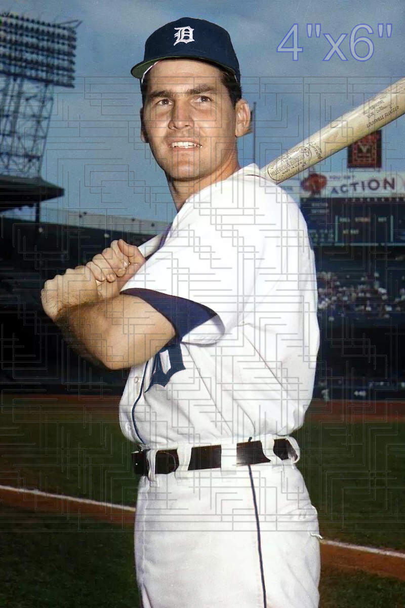 Jackie Moore - 1965 Detroit Tigers - choose a size & style
