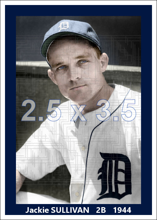 Jackie Sullivan - 1944 Detroit Tigers - choose a size & style