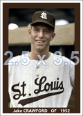 Jake Crawford - 1952 St. Louis Browns - choose a size & style