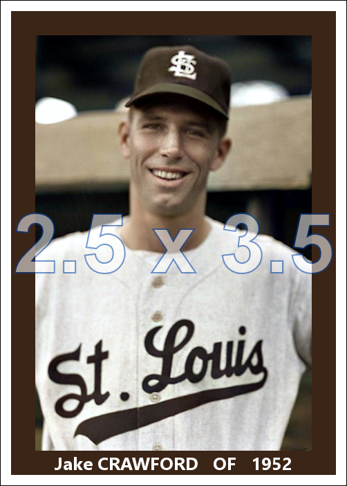 Jake Crawford - 1952 St. Louis Browns - choose a size & style