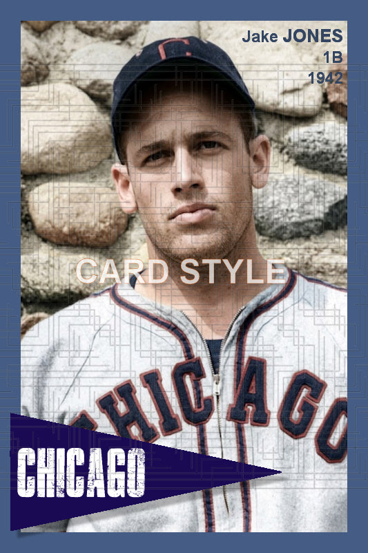 Jake Jones - 1942 Chicago White Sox - choose a size & style