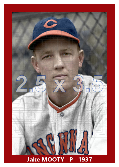 Jake Mooty - 1937 Cincinnati Reds - choose a size & style