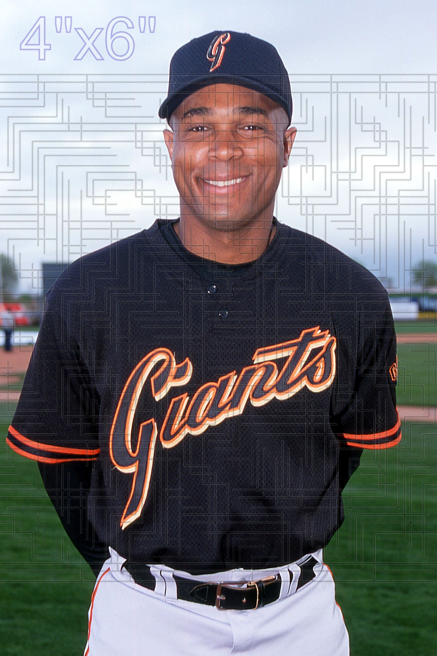 Jalal Leach - 2001 San Francisco Giants - choose a size & style