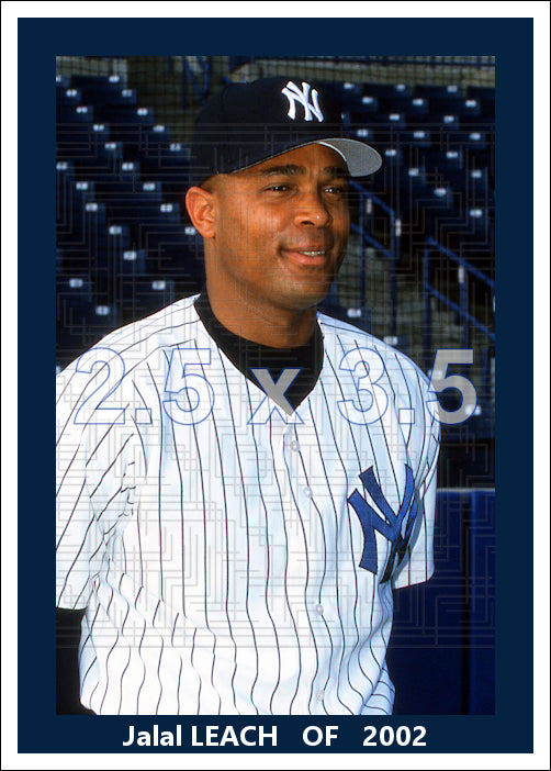 Jalal Leach - 2002 New York Yankees - choose a size & style