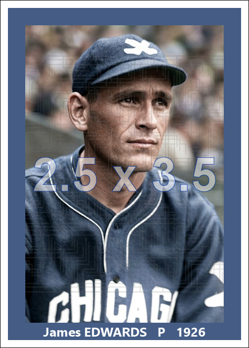James Edwards - 1926 Chicago White Sox - choose a size & style