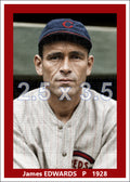 James Edwards - 1928 Cincinnati Reds - choose a size & style