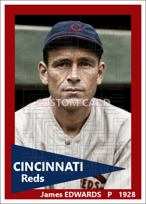 James Edwards - 1928 Cincinnati Reds - choose a size & style