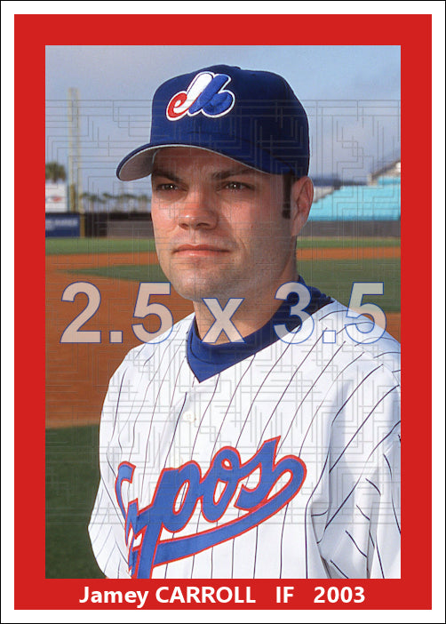 Jamey Carroll - 2003 Montreal Expos - choose a size & style