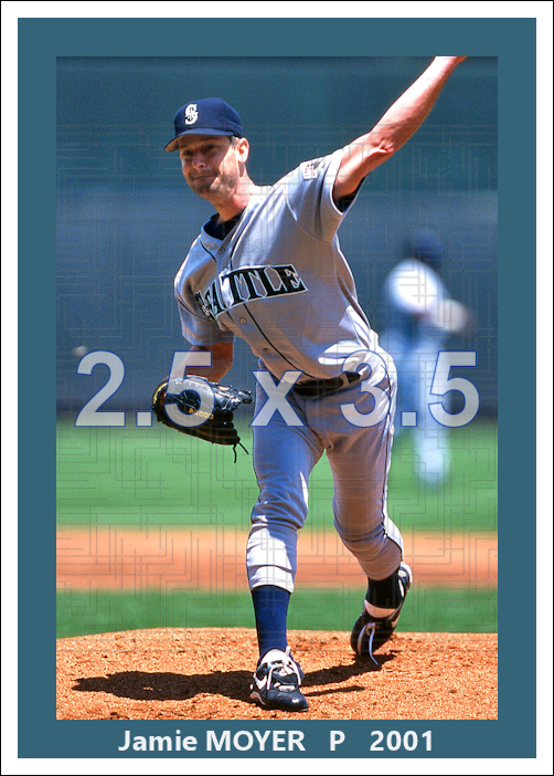 Jamie Moyer - 2001 Seattle Mariners - choose a size & style