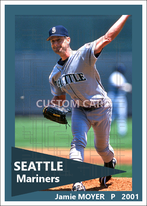 Jamie Moyer - 2001 Seattle Mariners - choose a size & style
