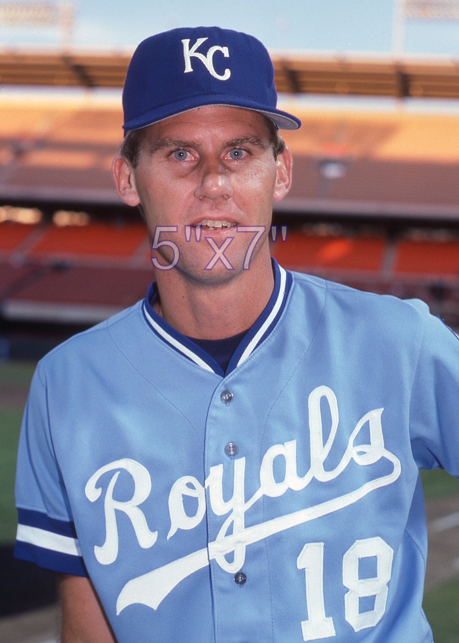 Jamie Quirk - 1985 Kansas City Royals - choose a size & style