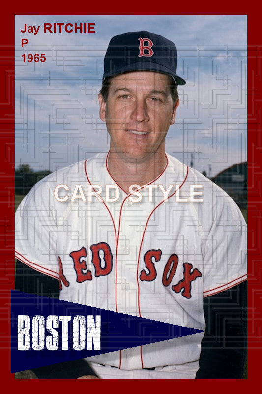 Jay Ritchie - 1965 Boston Red Sox - choose a size & style