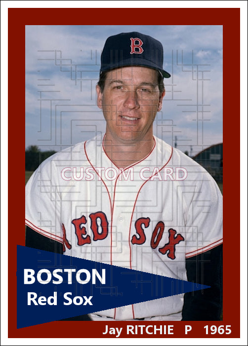Jay Ritchie - 1965 Boston Red Sox - choose a size & style