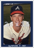 Jay Ritchie - 1967 Atlanta Braves - choose a size & style