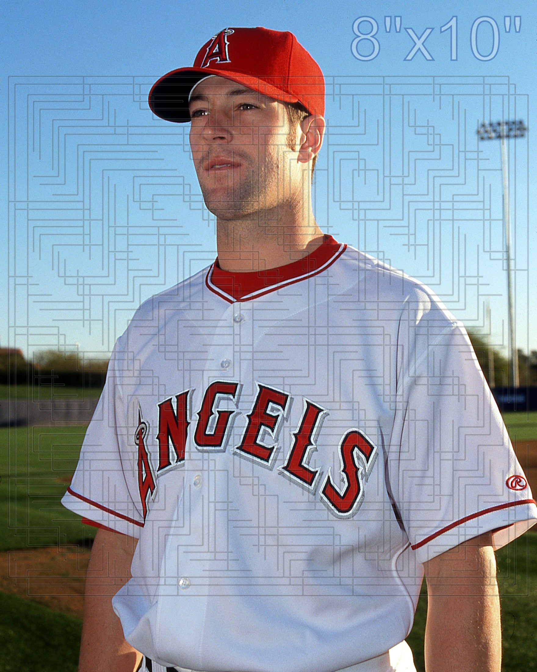 Jared Abruzzo - 2002 Anaheim Angels - choose a size & style