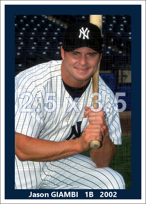 Jason Giambi - 2002 New York Yankees - choose a size & style