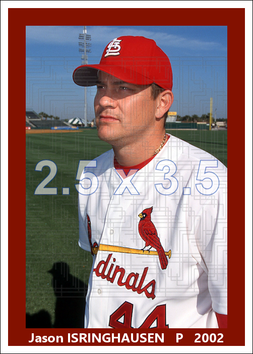 Jason Isringhausen - 2002 St. Louis Cardinals - choose a size & style