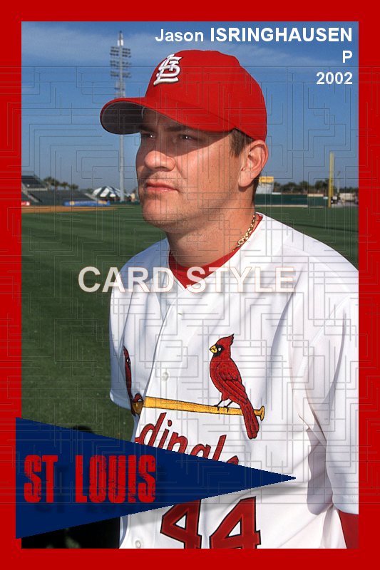 Jason Isringhausen - 2002 St. Louis Cardinals - choose a size & style
